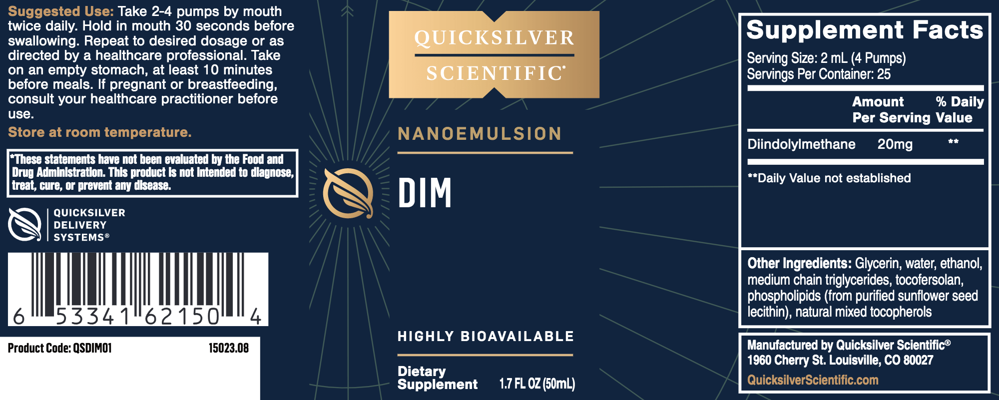 DIM: Nanoemulsified